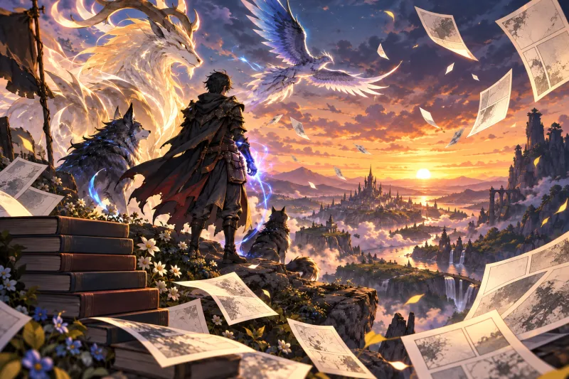 Illustration éditoriale originale générée par IA
