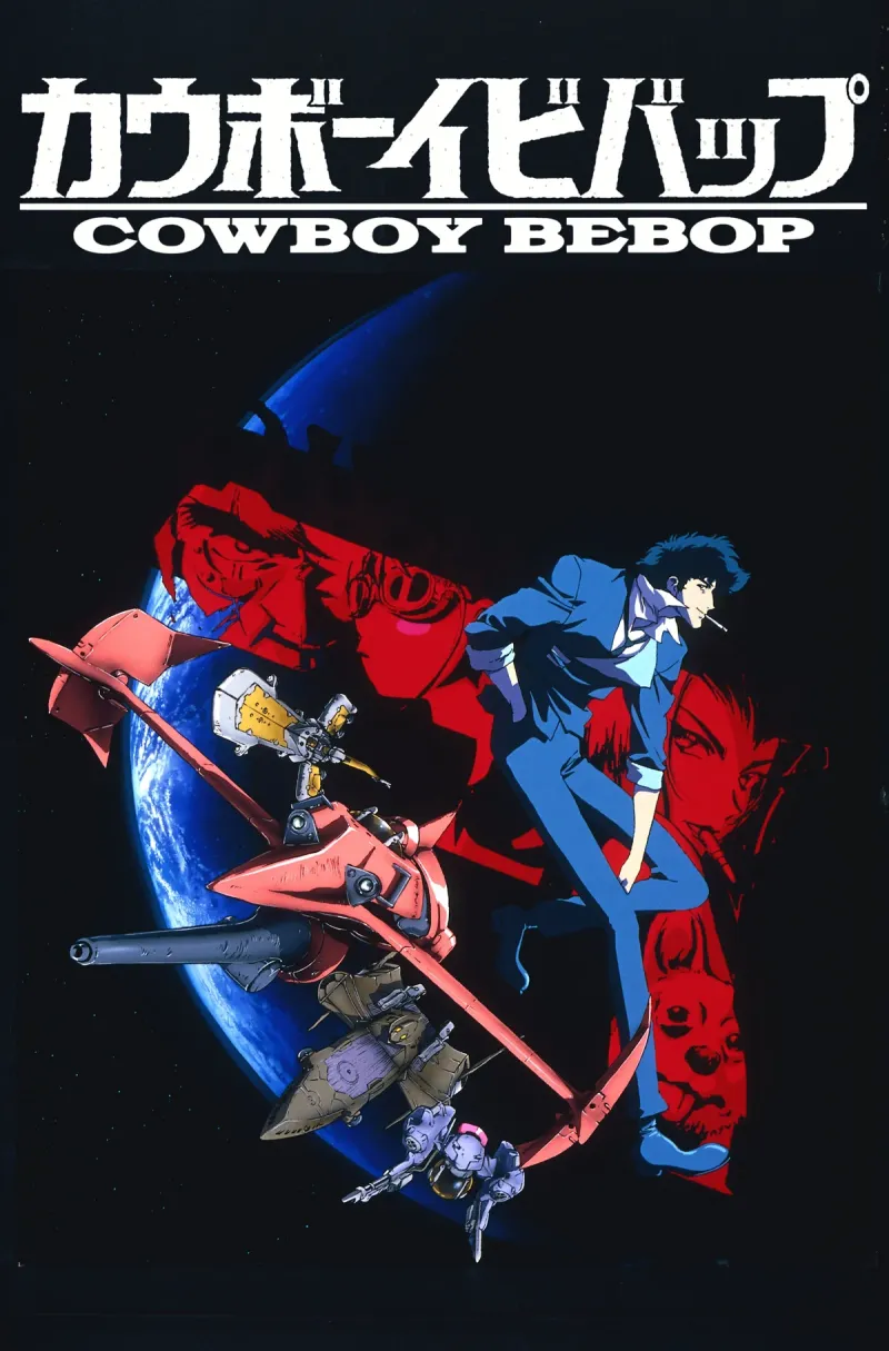 Cowboy Bebop : affiche officielle pour un article sur les classiques de l’anime