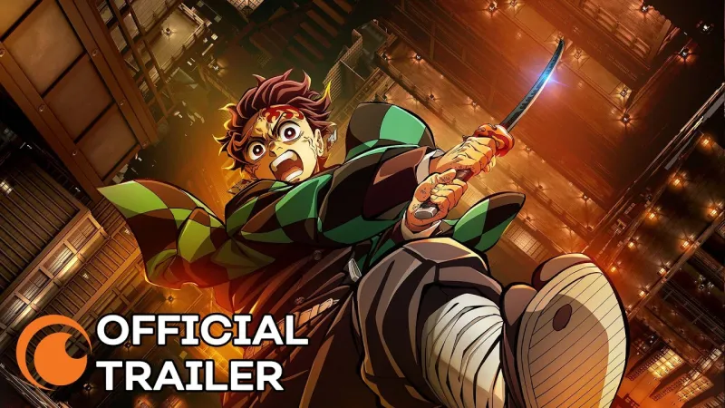 Demon Slayer Infinity Castle - visuel du trailer officiel avec Tanjiro