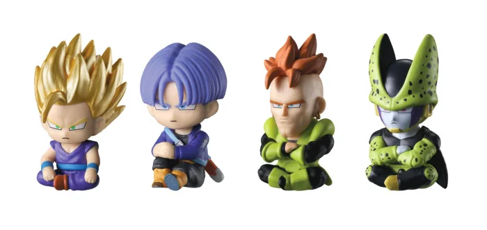 Figurines MACHIBOKE Dragon Ball 4 : Gohan, Trunks, C-16 et Cell