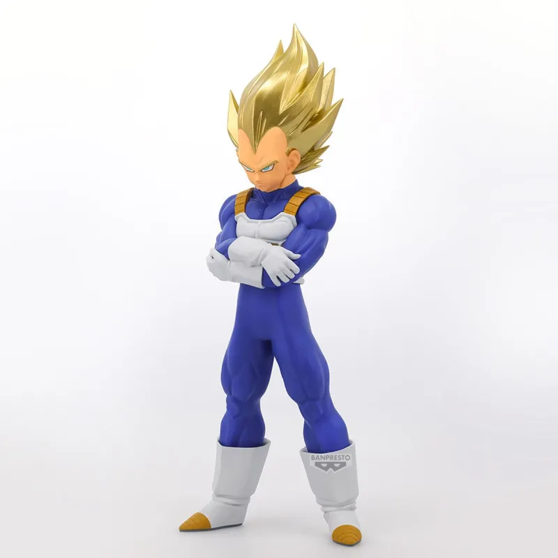 Photographie de la figurine Banpresto Vegeta Super Saiyan Blood of Saiyans sur fond blanc