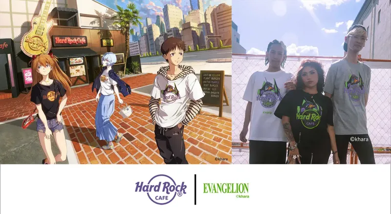 Evangelion x Hard Rock Cafe Japan : 6 produits collectors arrivent le 3 novembre