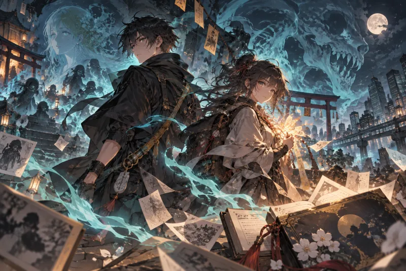 Illustration éditoriale originale générée par IA
