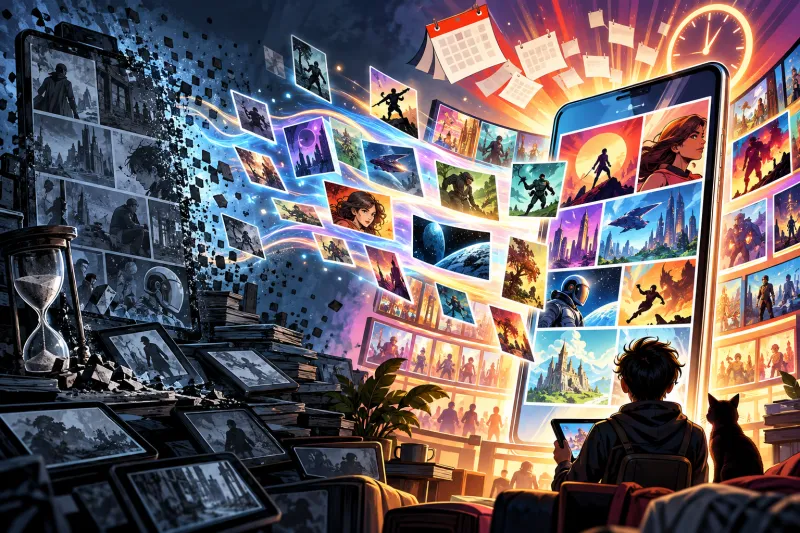 Illustration éditoriale originale générée par IA
