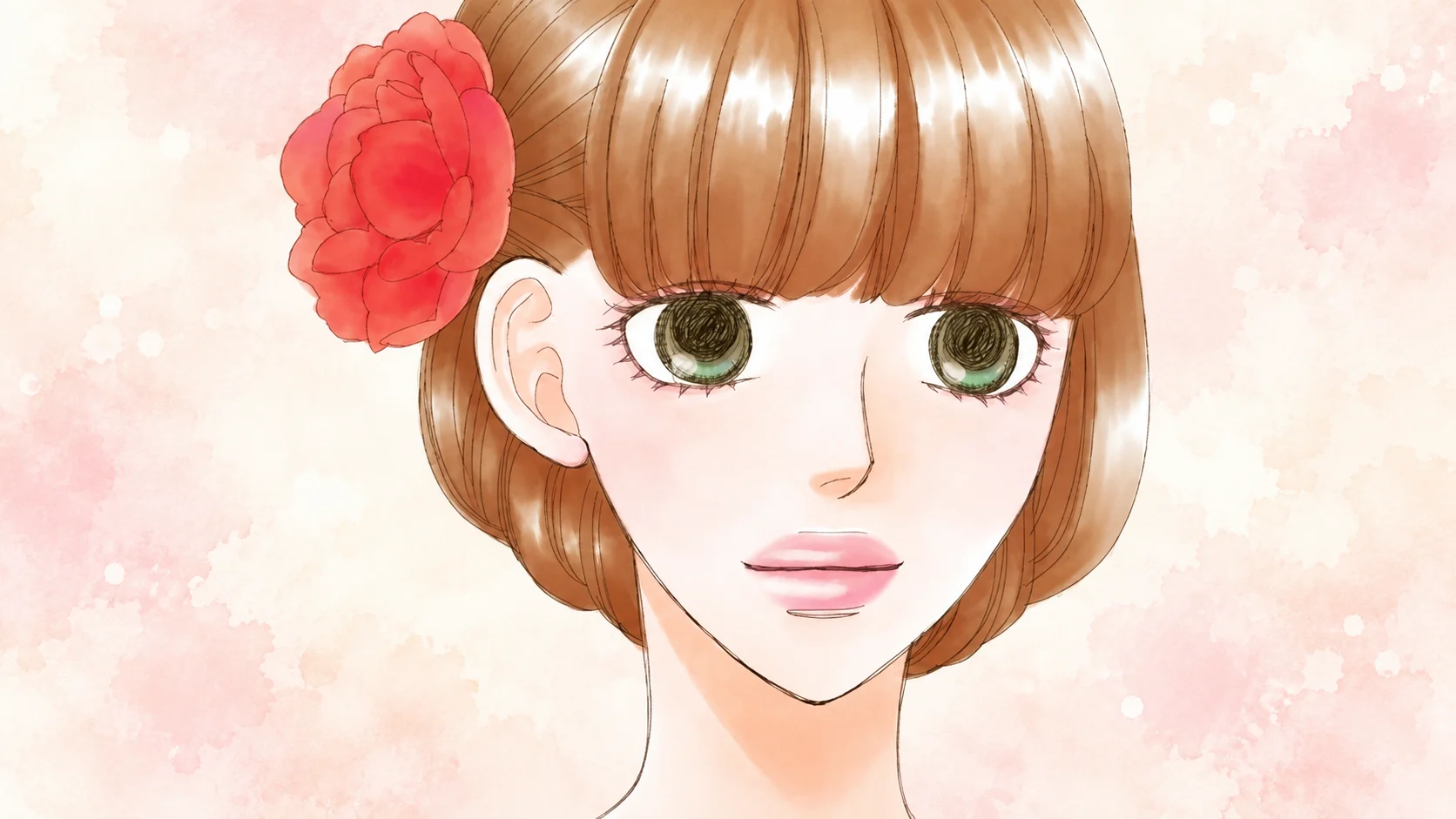 Visuel éditorial retouché par IA pour l’annonce de la sérialisation d’Omiai Tantei Katabiranotsuji Nagi ; image non officielle