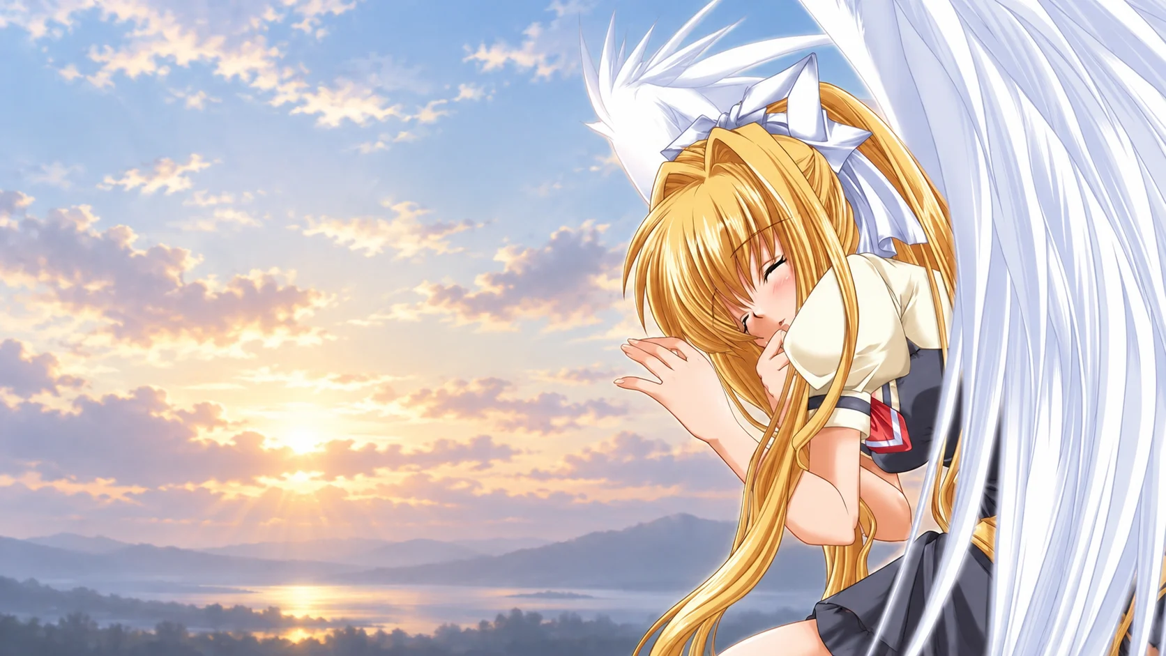 Illustration éditoriale non officielle accompagnant l'annonce du cancer du pharynx de Jun Maeda, créateur de Clannad et Angel Beats!