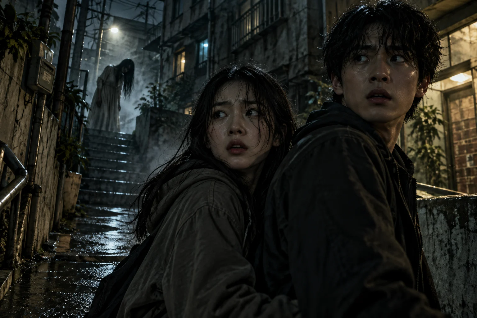 Illustration originale générée par IA pour l'actualité The Ghost of Bongcheon-Dong, visuel non officiel