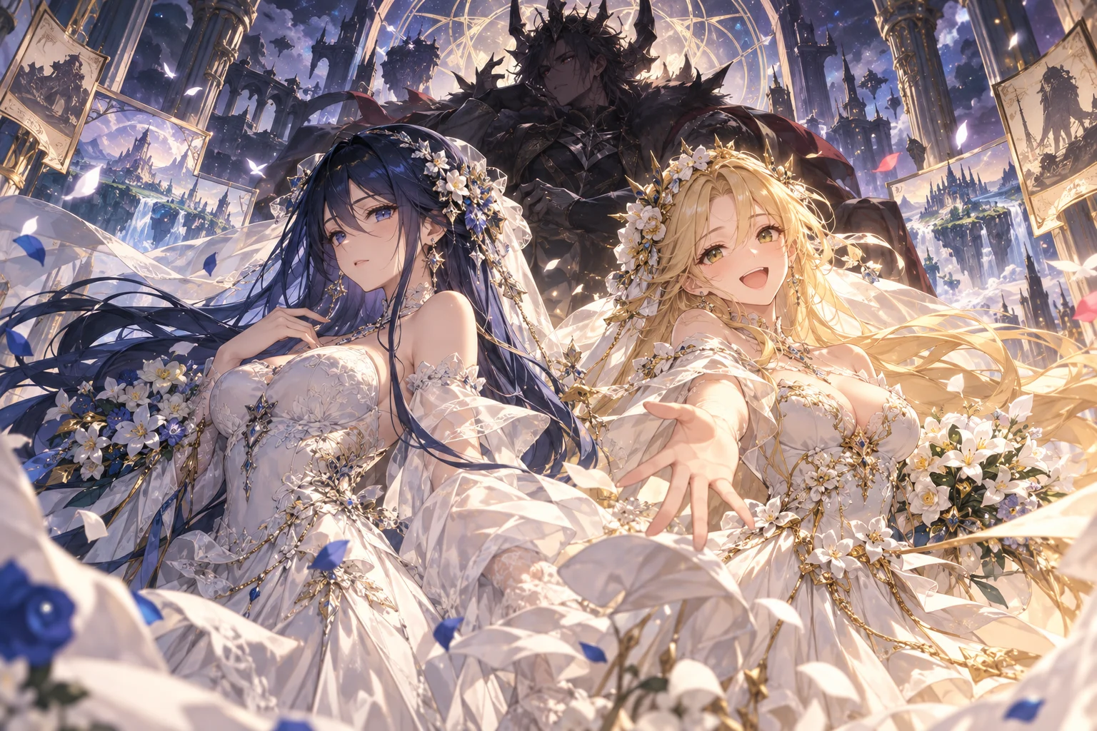 Illustration originale générée par IA pour How Not to Summon a Demon Lord ULT, visuel non officiel