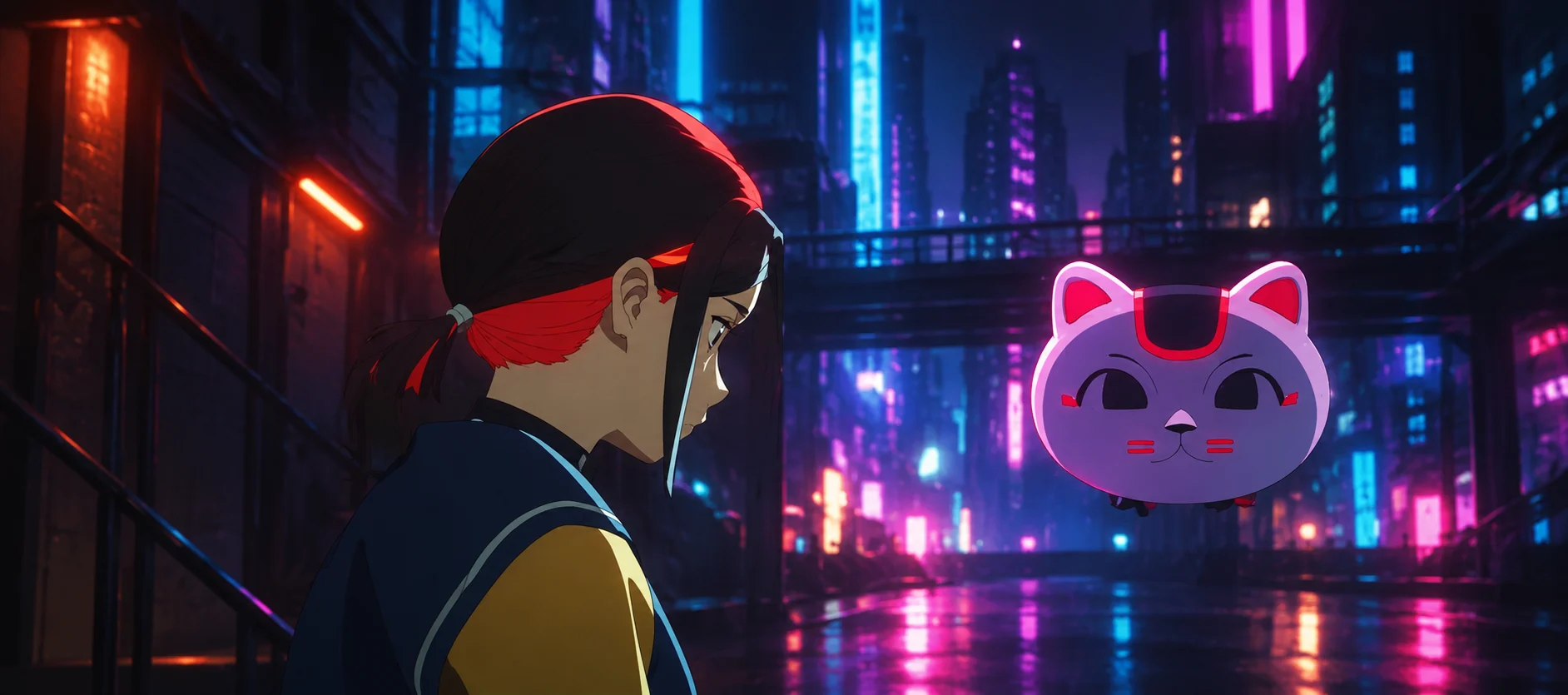 GROTESQQQUE et Yoroshiku Girl : illustration non officielle de l'avant-première Netflix au Japon