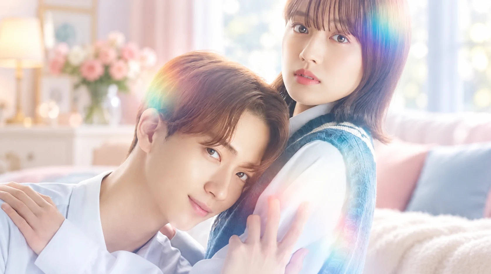 Fukakōryoku no I Love You : illustration retouchée par intelligence artificielle, visuel non officiel du film live-action prévu le 5 mars 2027