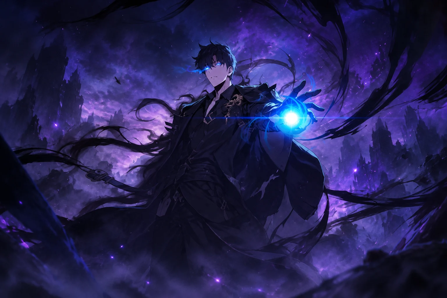 Illustration retouchée par IA pour l'article Solo Leveling: ARISE OVERDRIVE, visuel non officiel