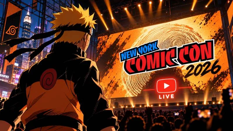 Naruto face à la scène du New York Comic Con 2026 pour l’annonce du nouvel anime