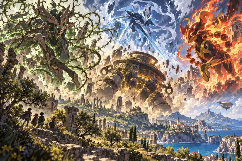 Illustration éditoriale originale générée par IA