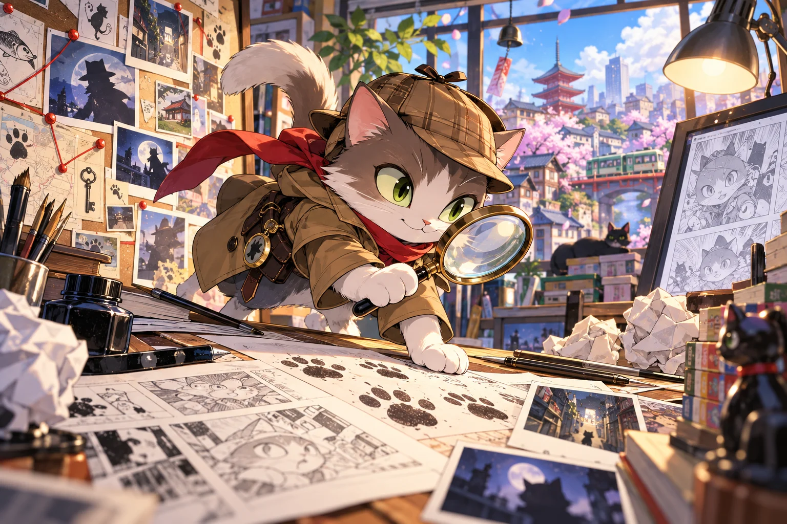 Illustration éditoriale originale générée par IA
