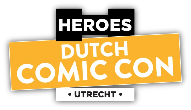 Logo officiel Heroes Dutch Comic Con, image d'attente pour l'édition 2027