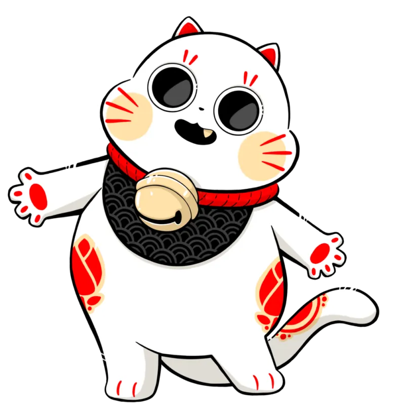 Mochi, mascotte officielle de Heroes Made in Asia, pour l'édition 2027