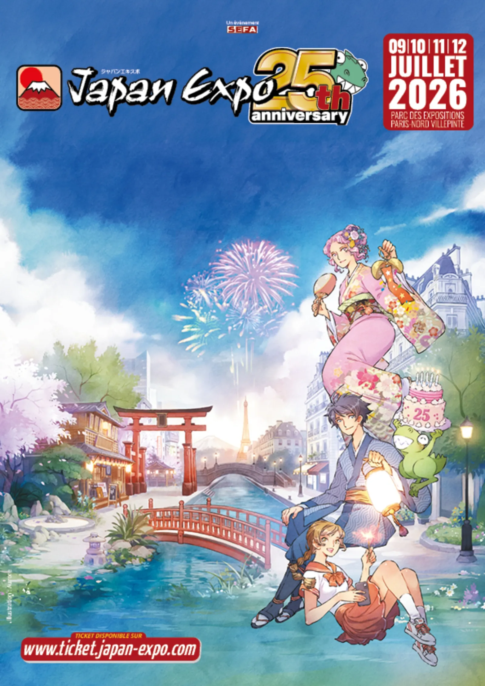 Visuel officiel : Japan Expo Paris 2026