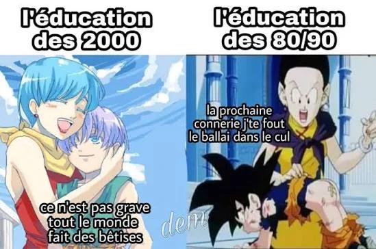 L’éducation, avant et après
